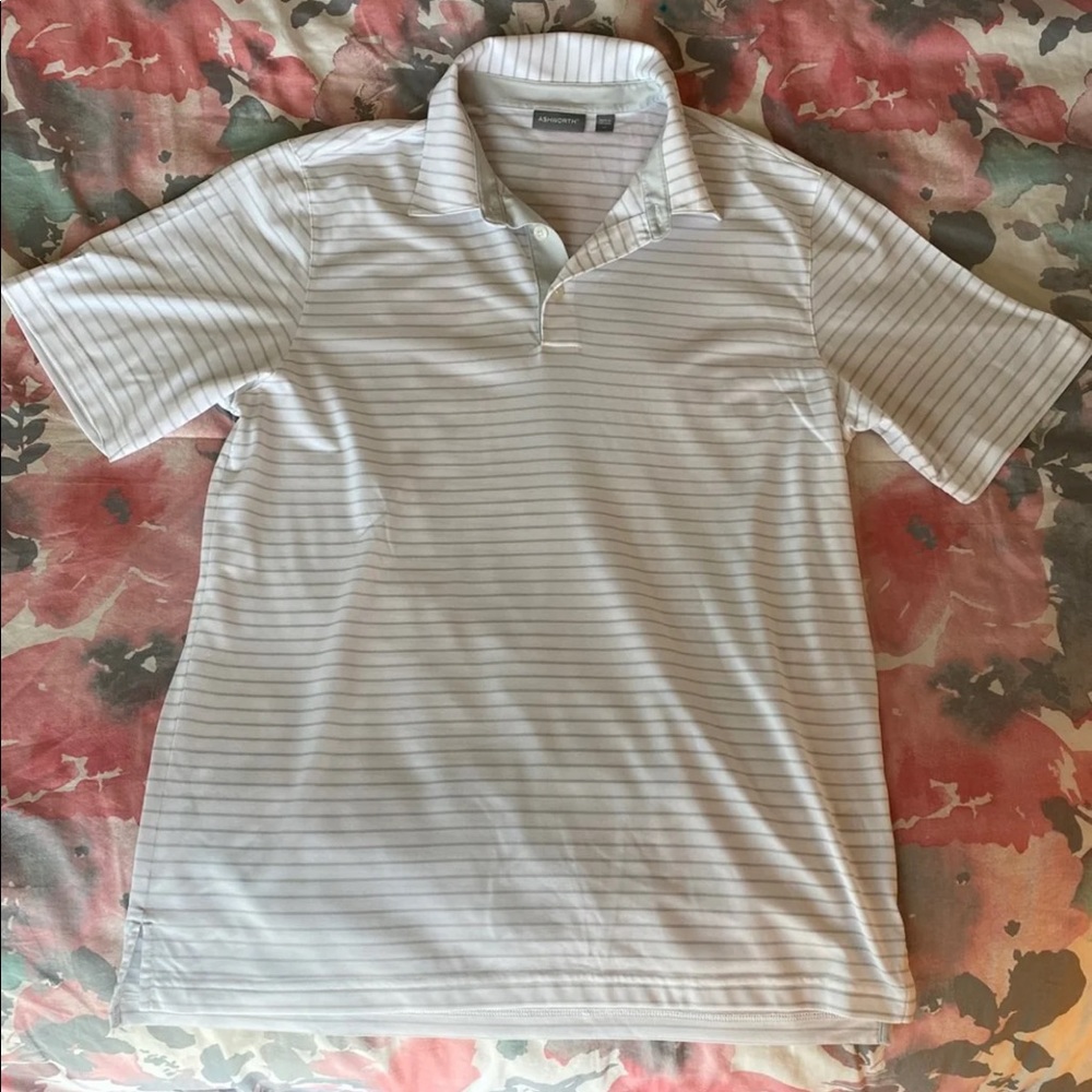 Men’s Ashworth golf polo, size M